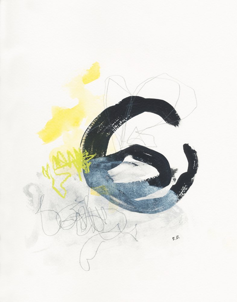 Remolino abstracto dinámico de Bronwyn Baker