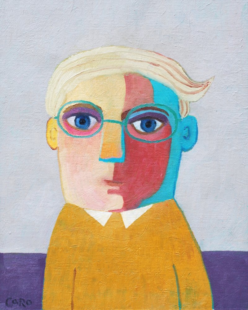 Retrato de un hombre a todo color de Caroline Roberts