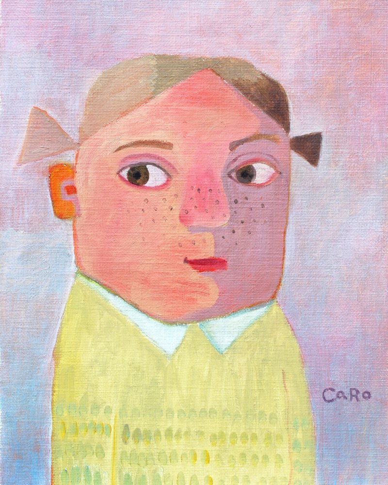Un niño peculiar con la cara partida de Caroline Roberts