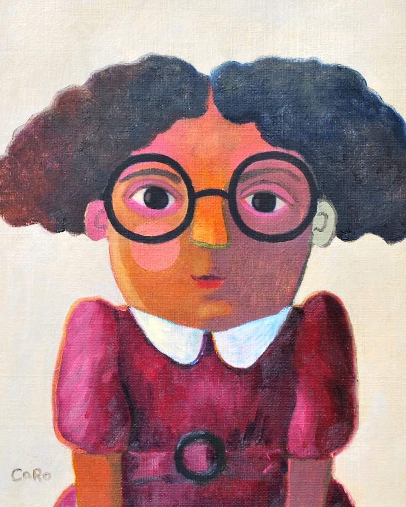 Chica caprichosa con gafas de Caroline Roberts