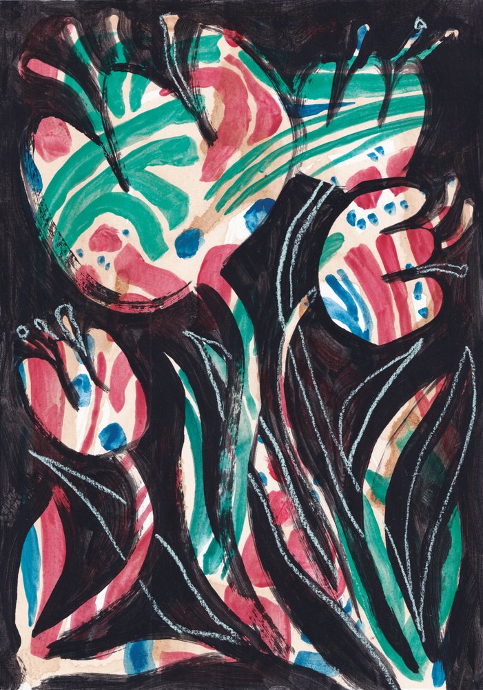 Flores abstractas llenas de colorido de Catalina Somolinos