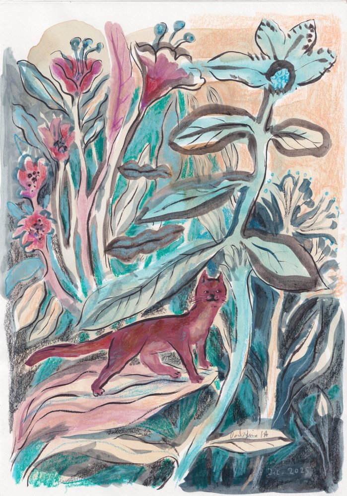 Gato de la selva caprichoso de Catalina Somolinos