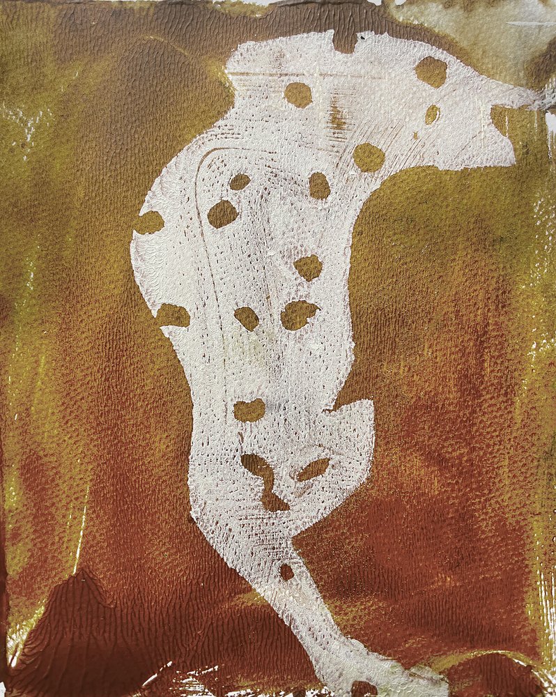 Forma abstracta de caballito de mar de Christina Misuro