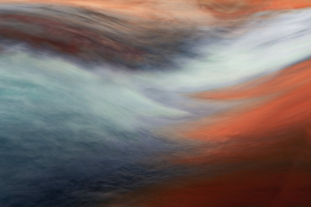 Olas de color abstractas de Christina Sillen