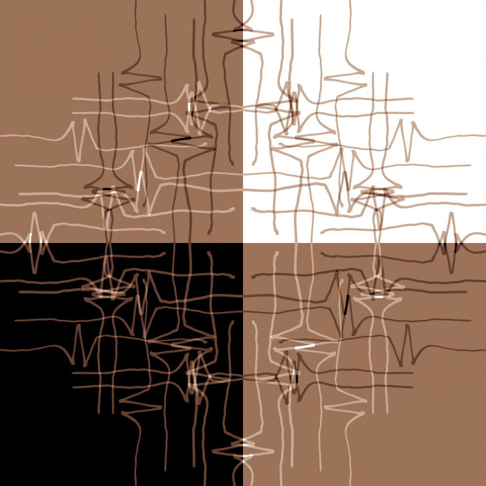 Patrones de ondas abstractos de Christina Sillen