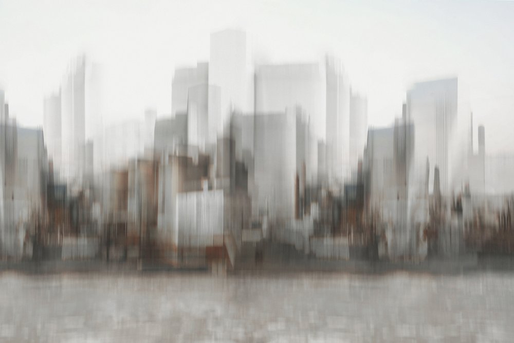Reflejo difuso de un paisaje urbano de Christina Sillen