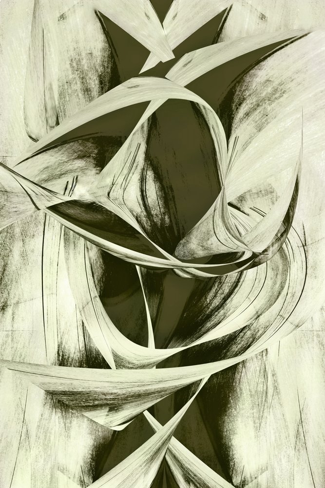 Formas abstractas fluidas de Christina Sillen