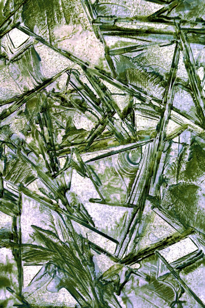 Hielo verde fracturado de Christina Sillen