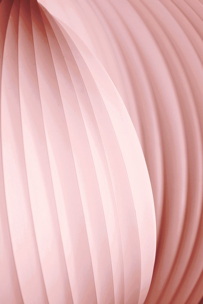 Curvas abstractas en rosa de Christina Sillen
