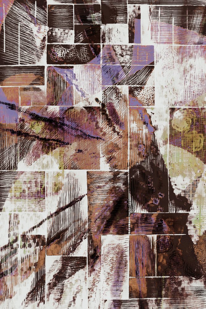 Abstracto terroso con textura de Christina Sillen