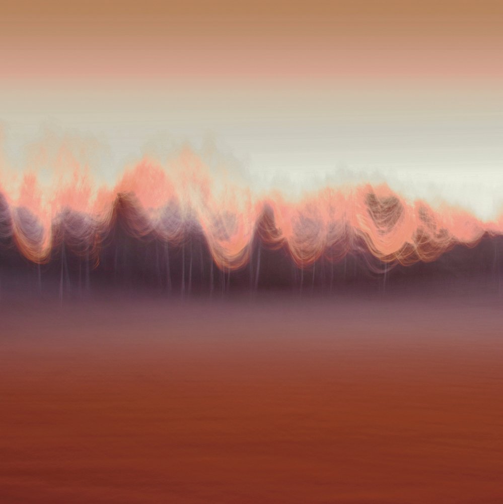 Paisaje abstracto cálido de Christina Sillen