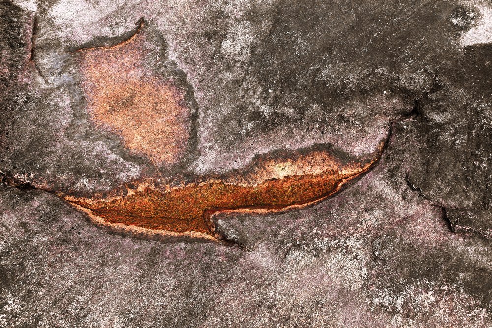 Superficie mineral erosionada de Christina Sillen