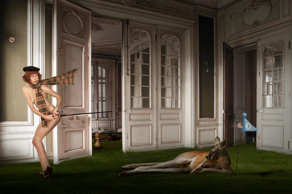 Golf surrealista y elegante de Christine von Diepenbroek