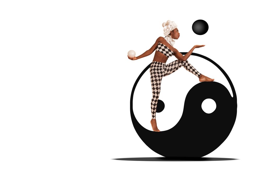 Harlequin Yin Yang Balance de Christine von Diepenbroek