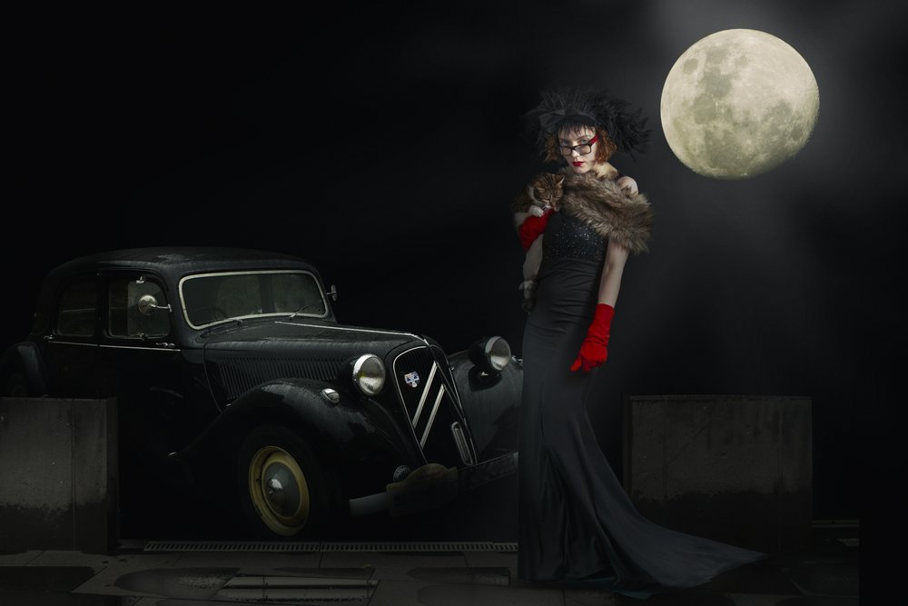 Elegancia noir a la luz de la luna de Christine von Diepenbroek