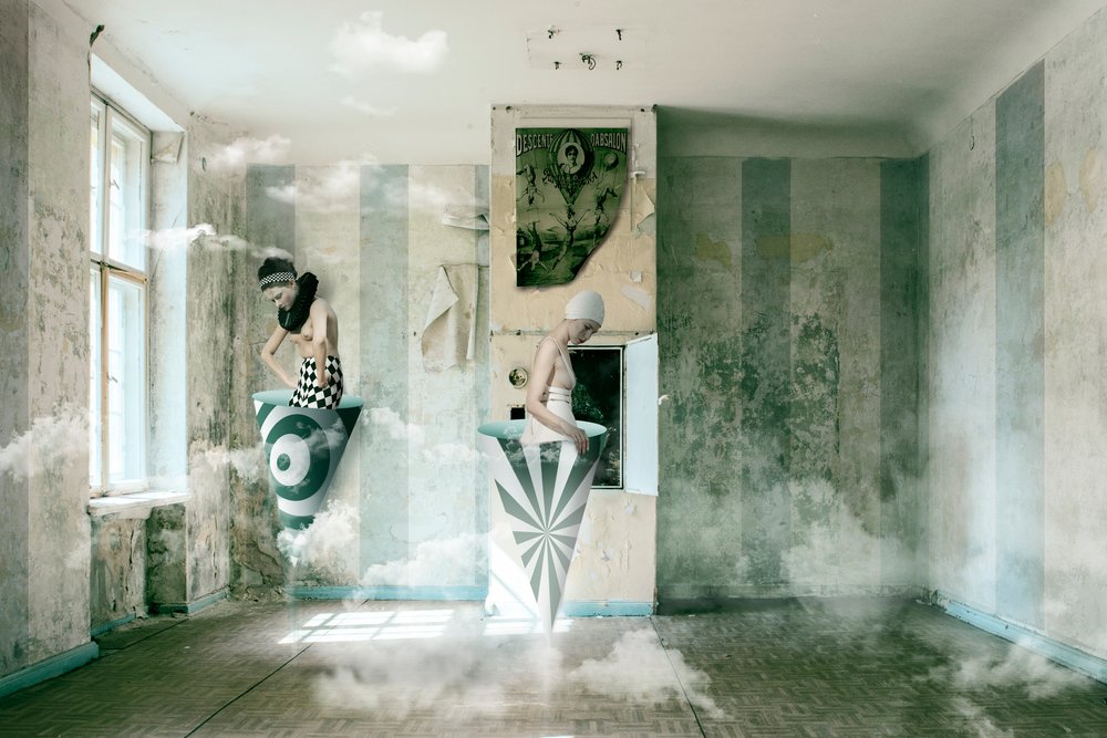 Habitación de las nubes surrealista de Christine von Diepenbroek