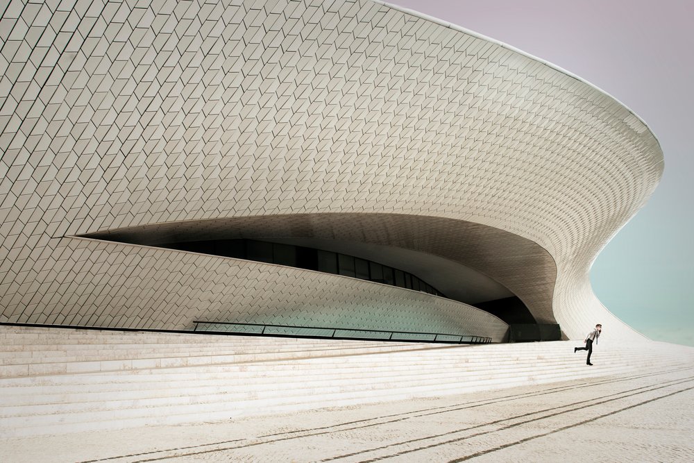 Barra arquitectónica blanca de Christine von Diepenbroek
