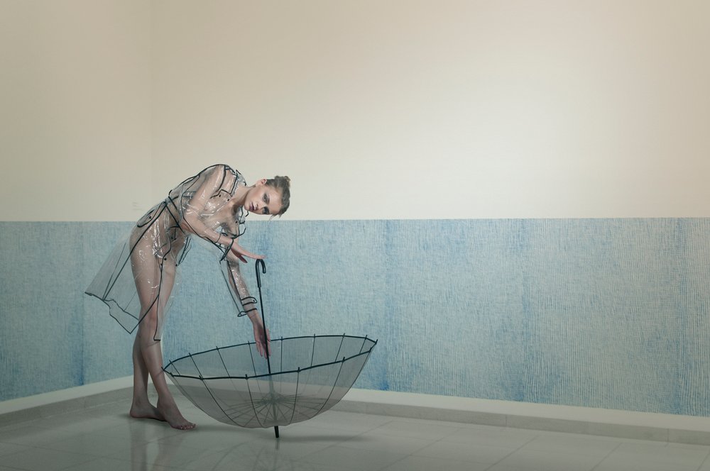 Chubasquero transparente para mujer de Christine von Diepenbroek