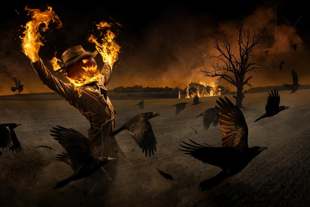 El infierno de los espantapájaros de Halloween de Christophe Kiciak