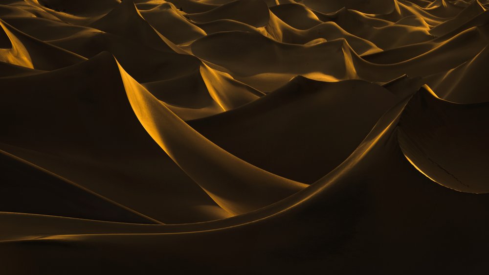 Las dunas del desierto dorado de Chuanxu Ren