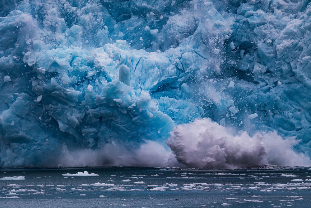 Potente desprendimiento de un glaciar de Chuanxu Ren