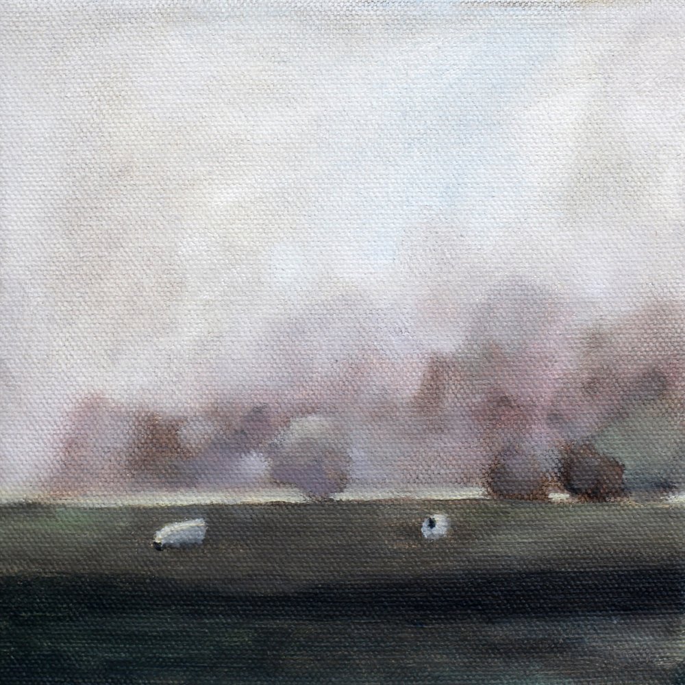 Ovejas en un prado tranquilo de Claire Whitehead