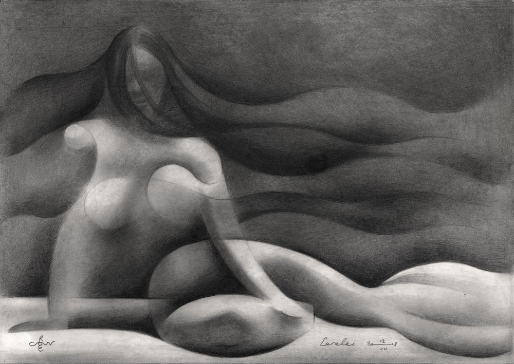 Forma femenina abstracta de Corné Akkers