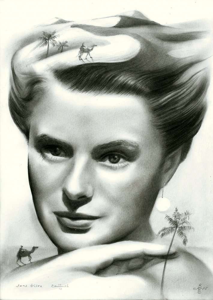 Retrato «Sueños del desierto» de Corné Akkers