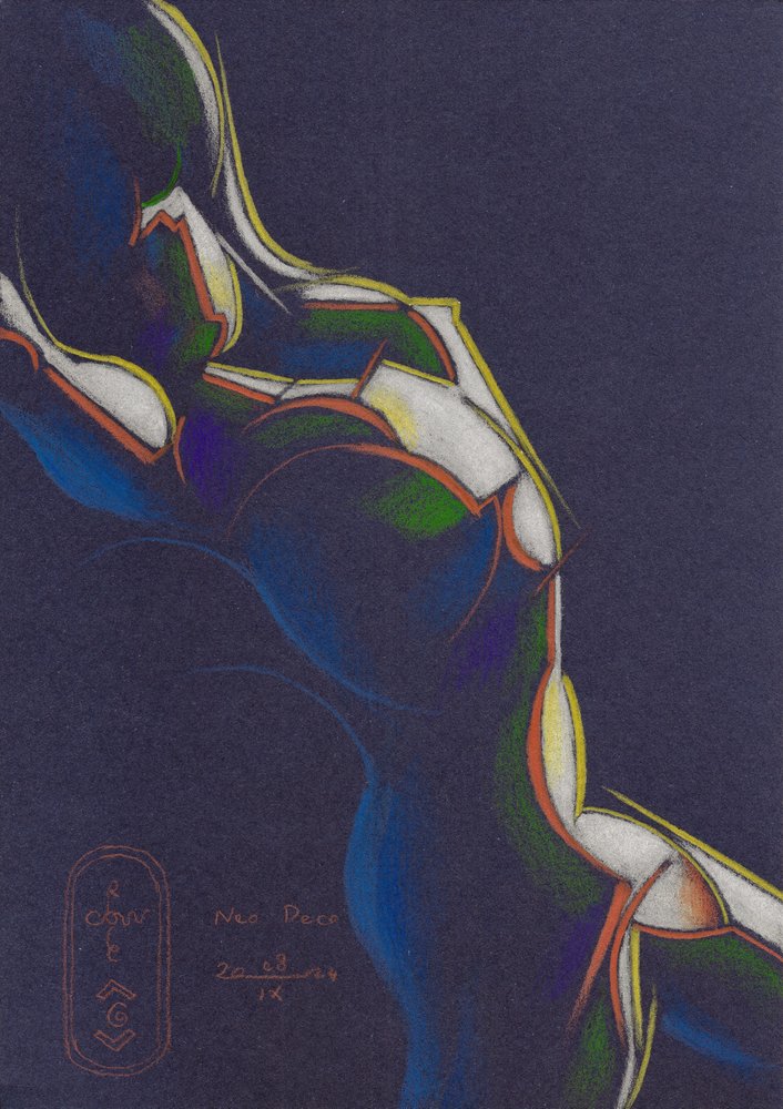 Figura abstracta dinámica de Corné Akkers
