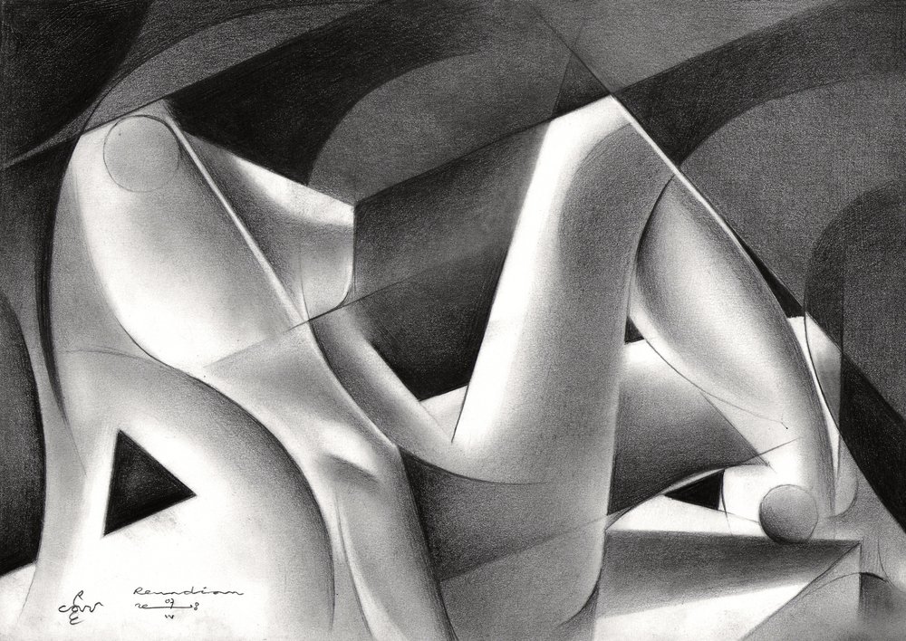 Forma abstracta elegante de Corné Akkers