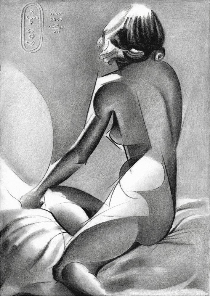 Desnudo femenino elegante de Corné Akkers