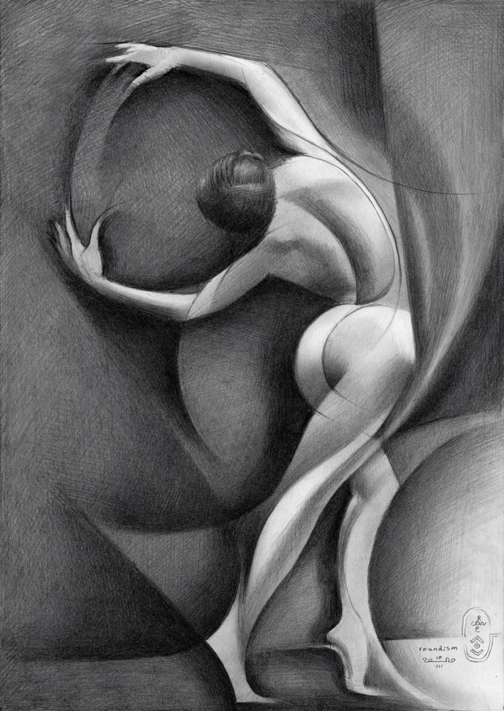Una elegante bailarina desnuda de Corné Akkers