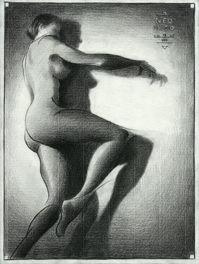 Un elegante abrazo desnudo de Corné Akkers