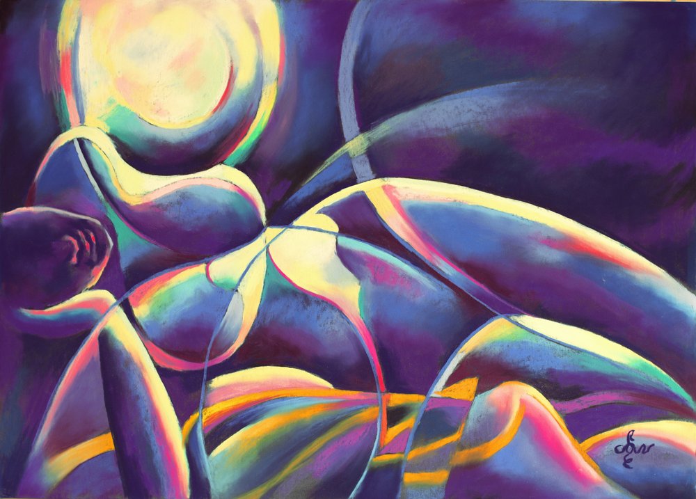 Forma abstracta luminosa de Corné Akkers