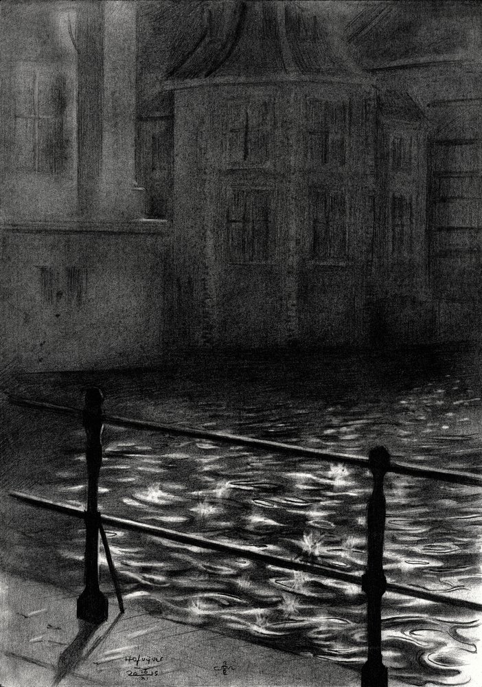 Reflejos en el canal de la Ciudad Vieja de Corné Akkers