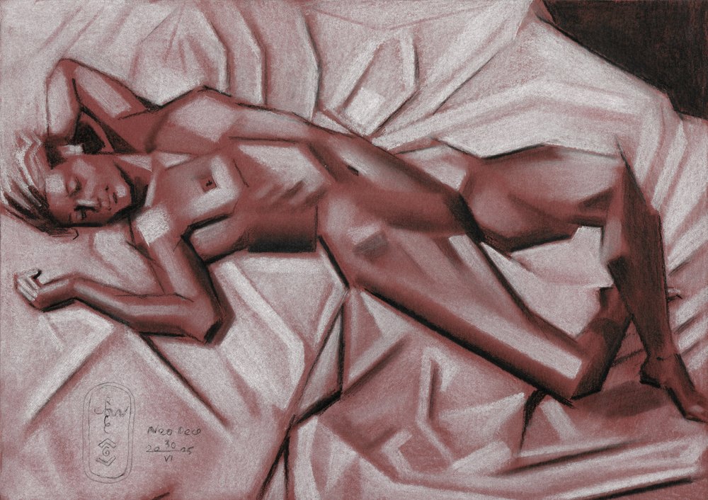 Reposo desnudo y sereno de Corné Akkers