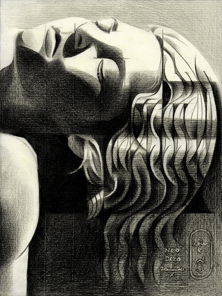 Retrato de una mujer serena de Corné Akkers