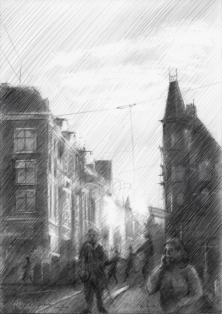 Boceto urbano de Corné Akkers