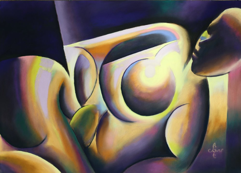Figuras abstractas llenas de vida de Corné Akkers
