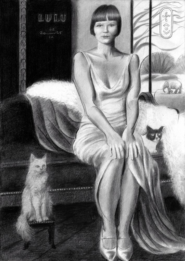 Glamour vintage con gatos de Corné Akkers