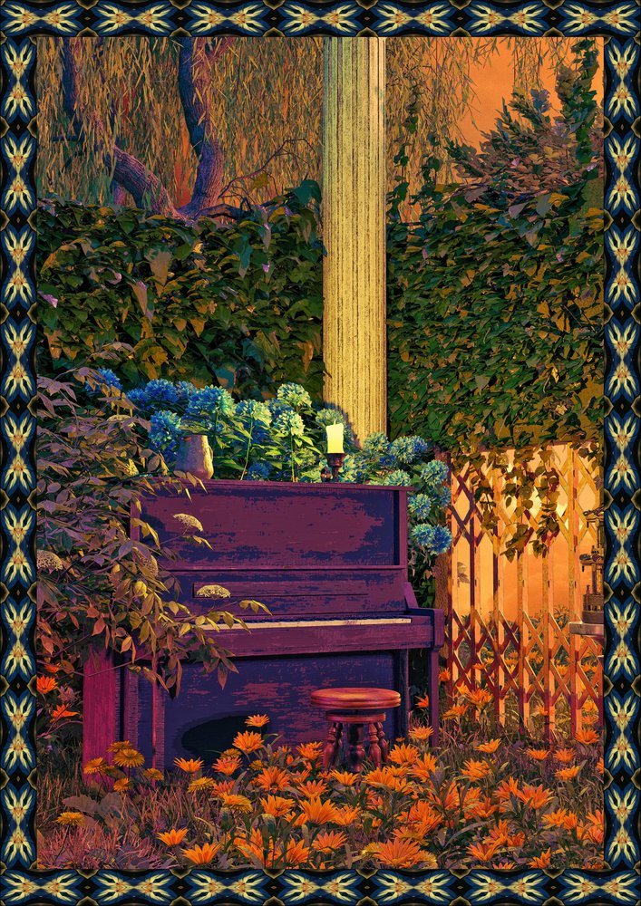 Piano «El jardín encantado» de CosmoZach