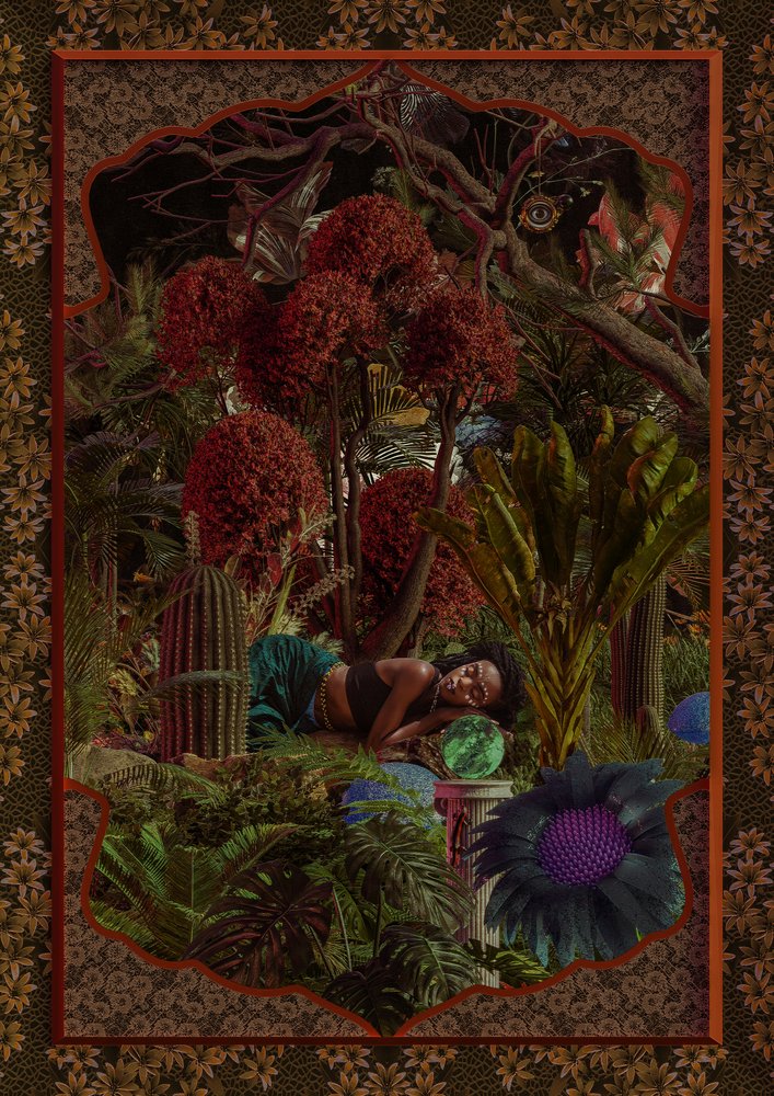 El jardín de fantasía de la mujer dormida de CosmoZach