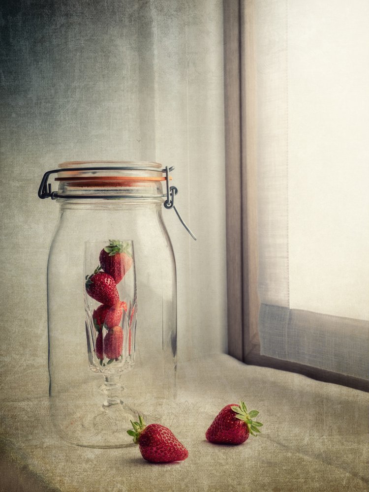 Fresas frescas en tarro de Cristiano Giani