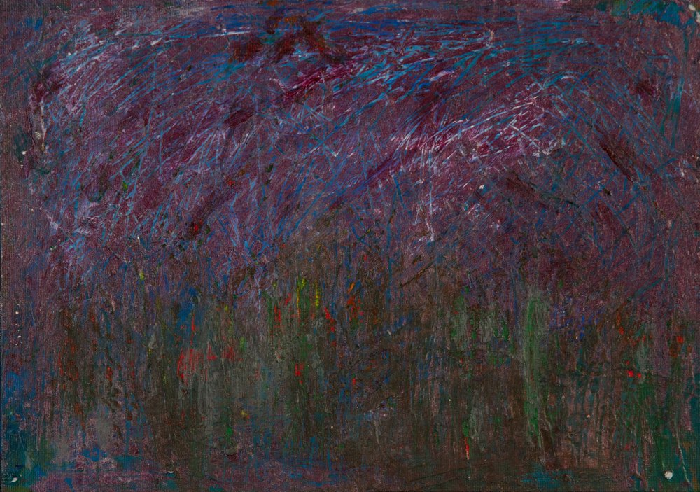 Paisaje abstracto oscuro de Dale Hefer