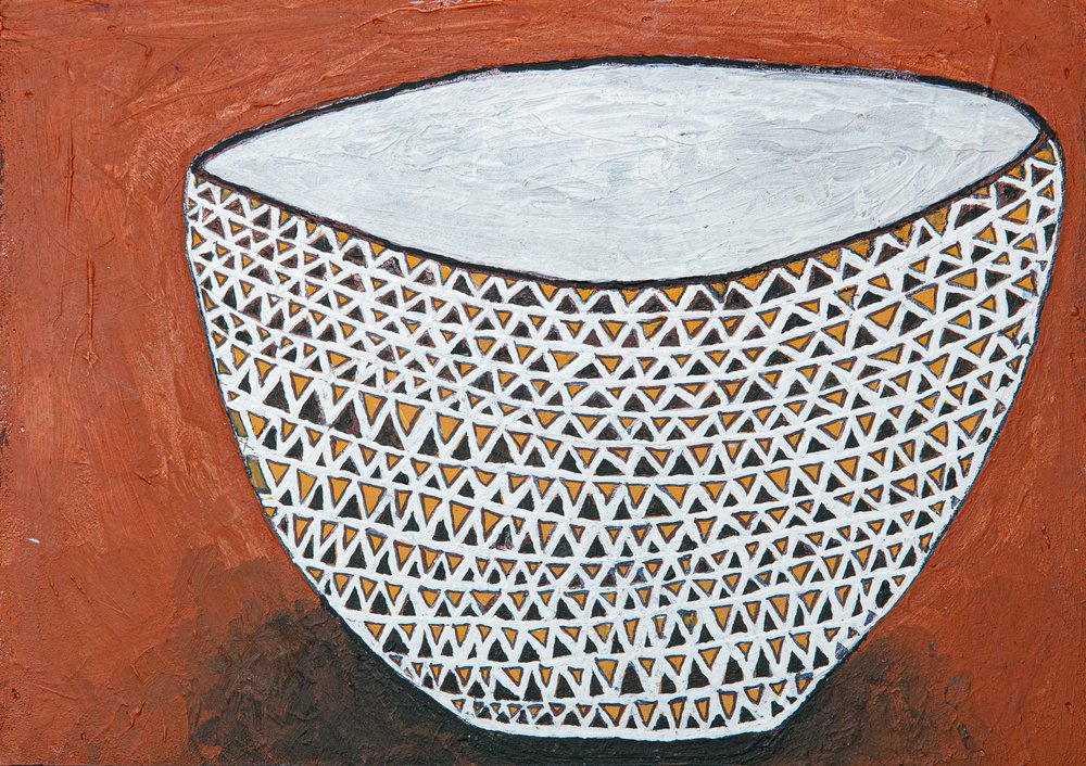 Cuenco con motivos geométricos de Dale Hefer & Family
