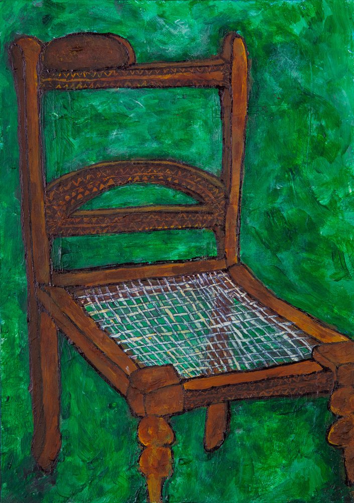 Silla rústica de madera de Dale Hefer & Family