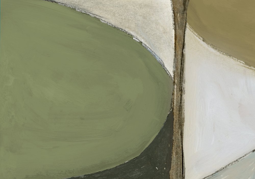 Abstracto orgánico sereno de Dan Hobday