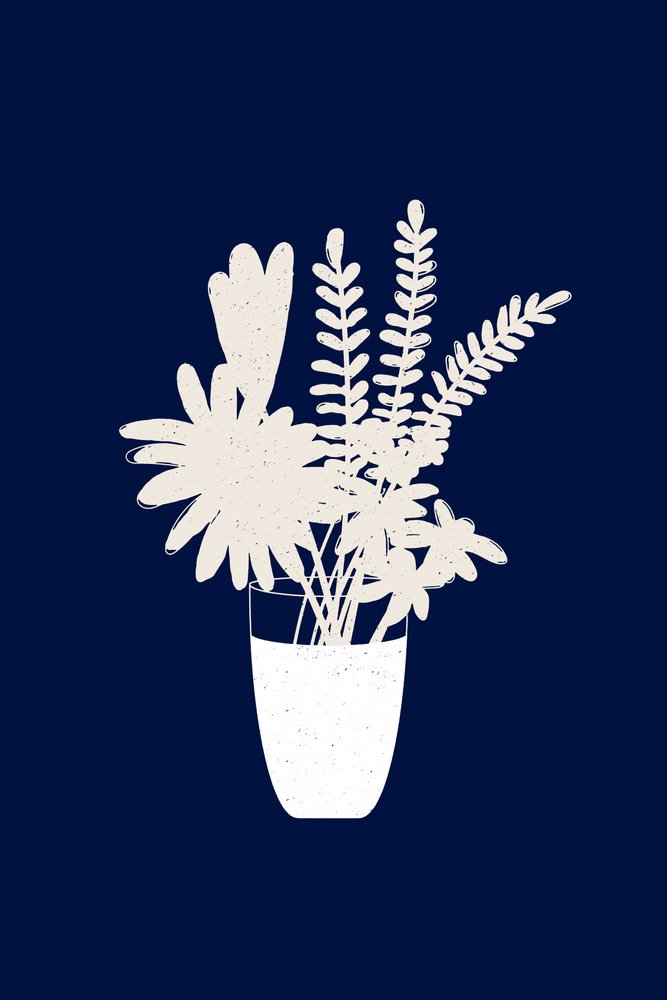 Ramo floral minimalista de Danushka Abeygoda