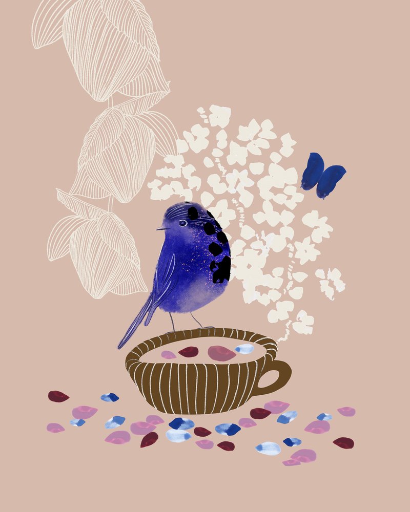 Té «El pájaro azul» de Danushka Abeygoda