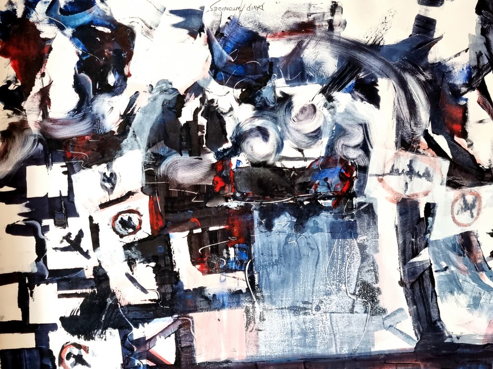 Abstracto urbano atrevido de David Antonides